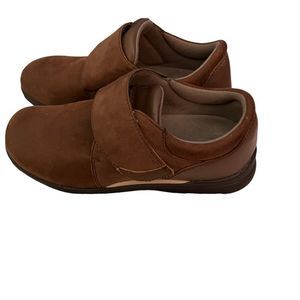 Drew Leather Shoes /Velcro Closure Strap Brown sz  8 W  
Moonwalk